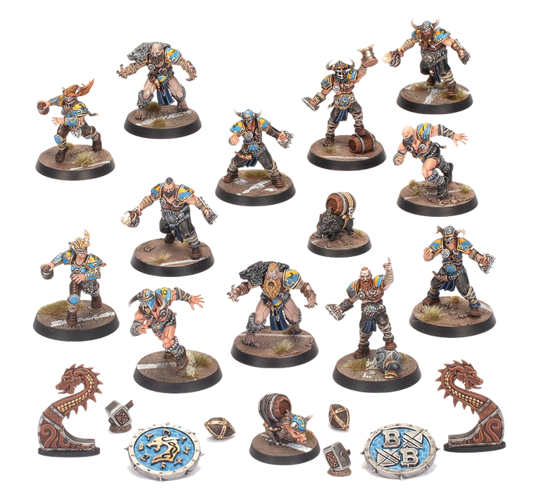Blood Bowl - Norse Blood Bowl Team: Norsca Rampagers