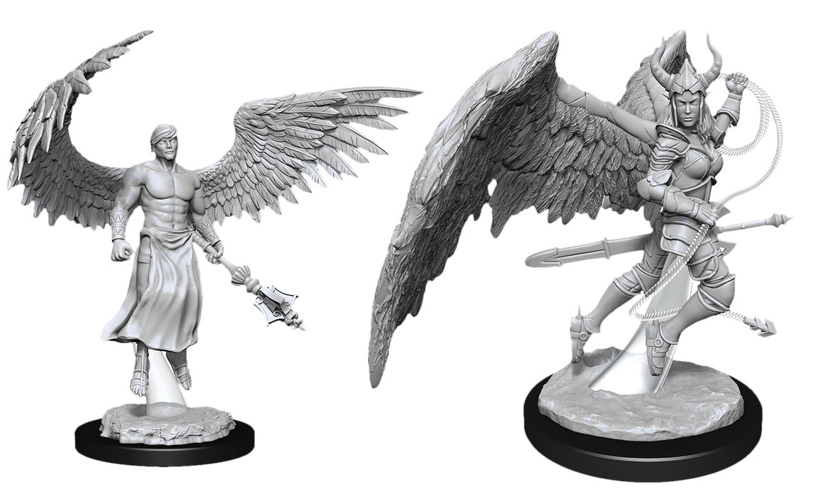 Dungeons and Dragons: Nolzurs Marvelous Unpainted Miniatures - Deva and Erinyes