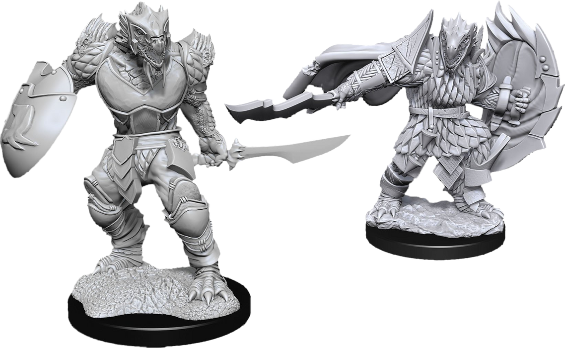 Dungeons and Dragons Nolzur`s Marvelous Unpainted Miniatures: W15 Dragonborn Fighter Male