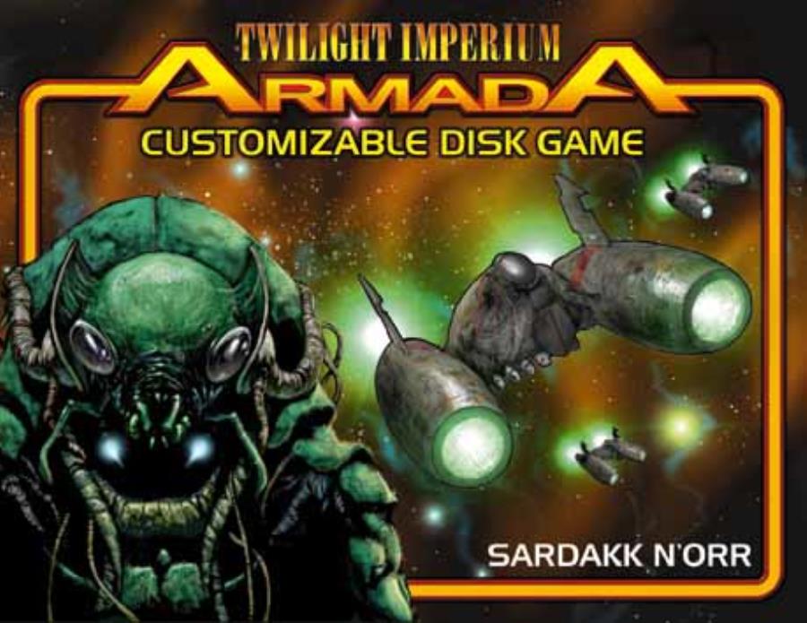 Twilight Imperium: Armada Disk Game - Sardakk Norr Starter Pack