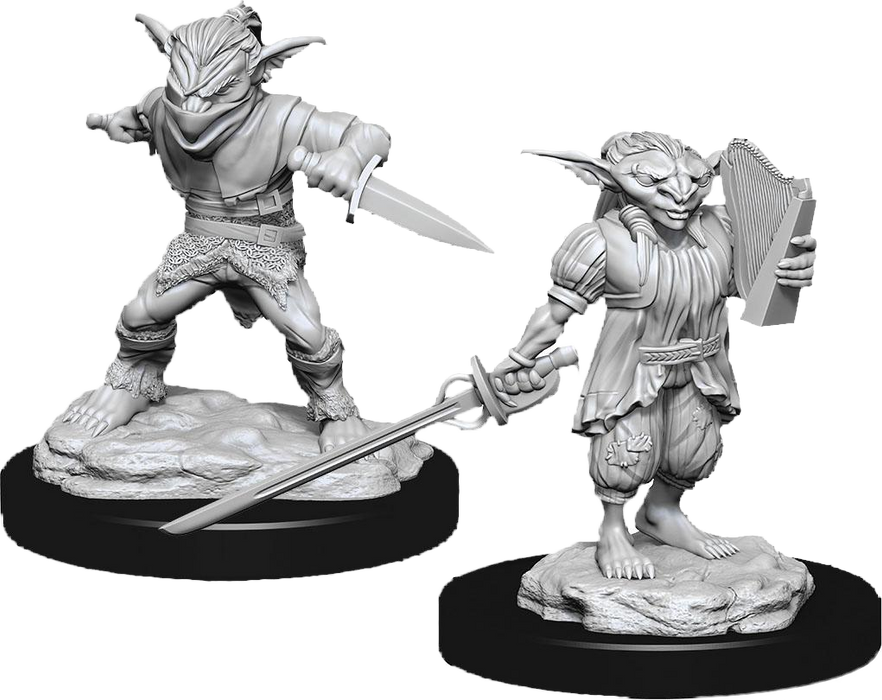 Dungeons and Dragons Nolzur`s Marvelous Unpainted Miniatures: W15 Male Goblin Rogue and Female Goblin Bard