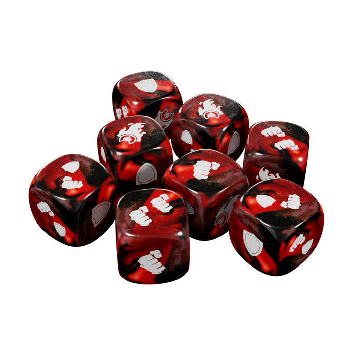 Street Fighter: The Miniatures Game Red Battle Dice