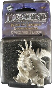 Descent (1st Edition) Miniatures: Road to Legend Lieutenant - Kratz the Plague