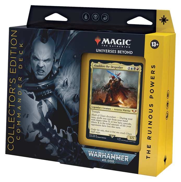 Magic the Gathering CCG: Universes Beyond - Warhammer 40000 The Ruinous Powers Collector Edition Deck