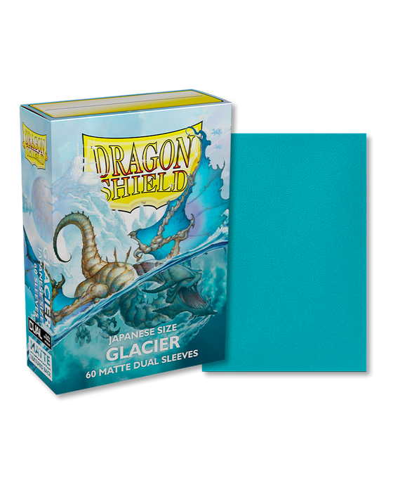 Dragon Shields: (100) Matte Dual - Glacier (DISPLAY 10)
