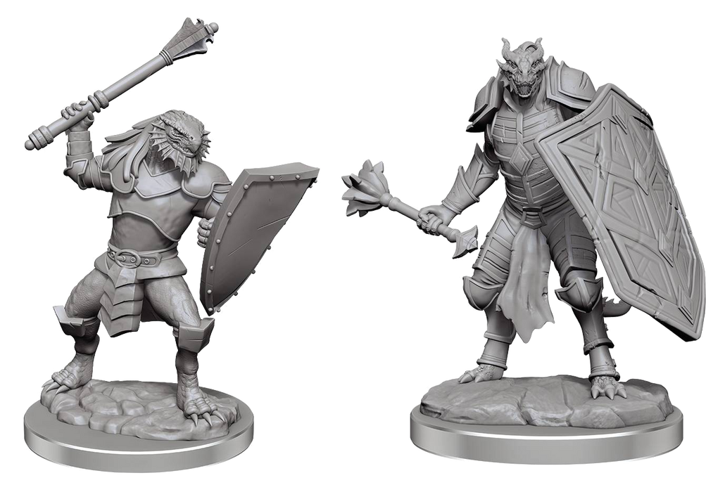 Dungeons and Dragons Nolzur`s Marvelous Unpainted Miniatures: W18 Dragonborn Clerics