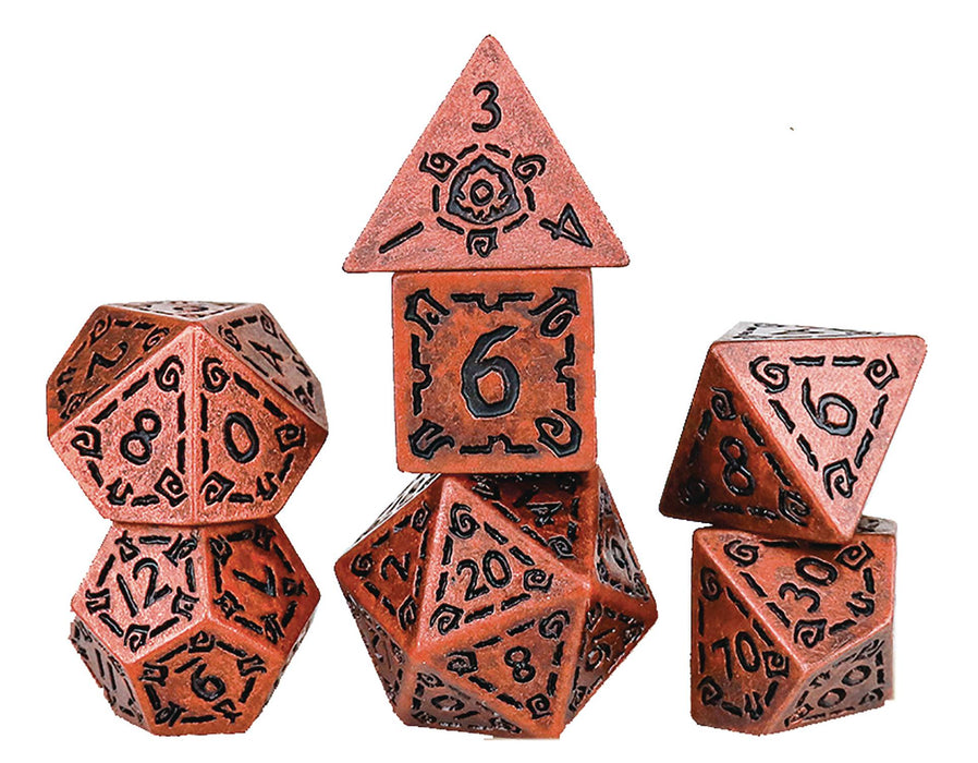 RPG Dice Set (7): Illusory Metal - Copper