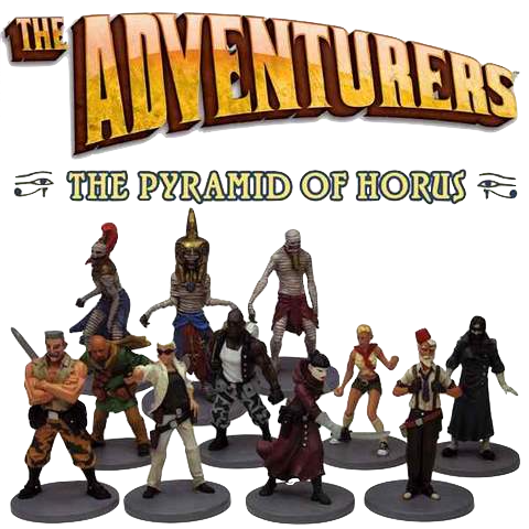 The Adventurers: The Pyramid of Horus Painted Miniatures