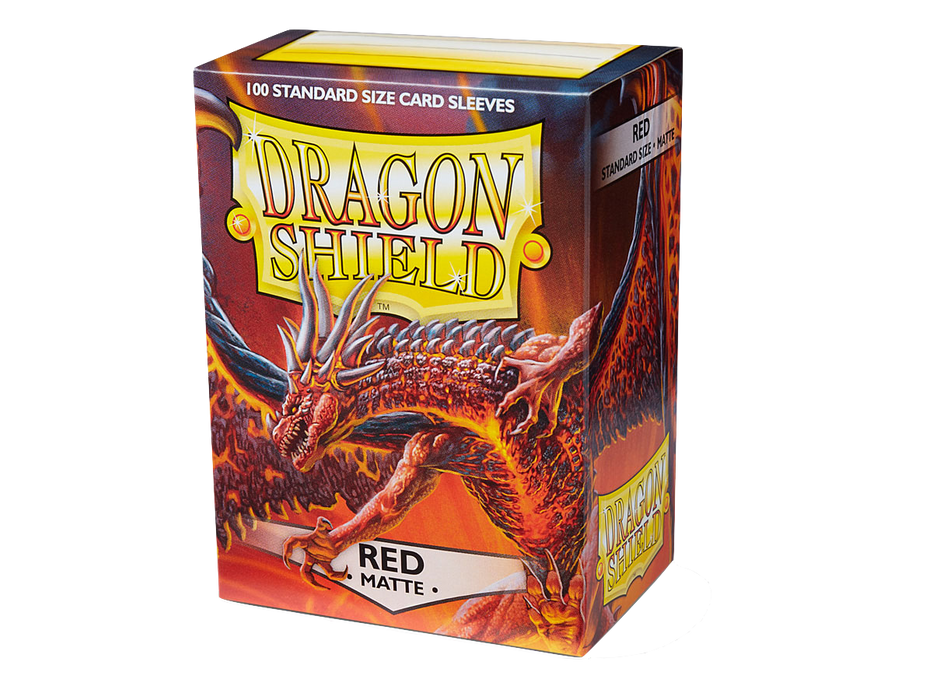 Dragon Shield Card Sleeves - Matte: Red