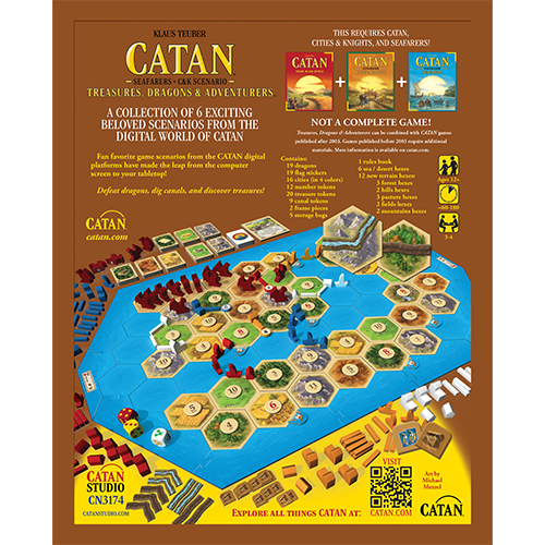 Catan - Treasures Dragons and Adventures