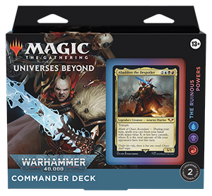 Magic the Gathering CCG: Universes Beyond - Warhammer 40000 Commander: The Ruinous Powers