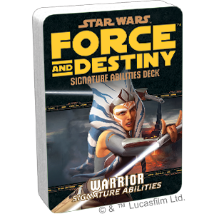 Star Wars RPG: Force and Destiny - Warrior Signature Abilities Deck