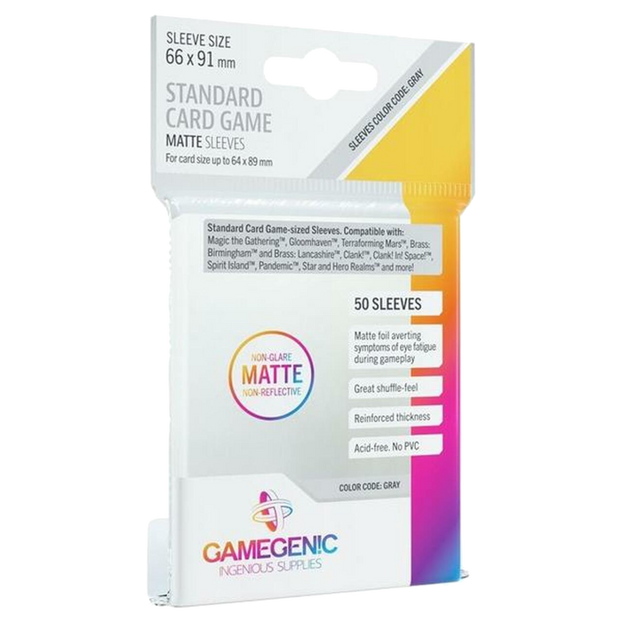 Gamegenic Standard Matte Card Game Sleeves