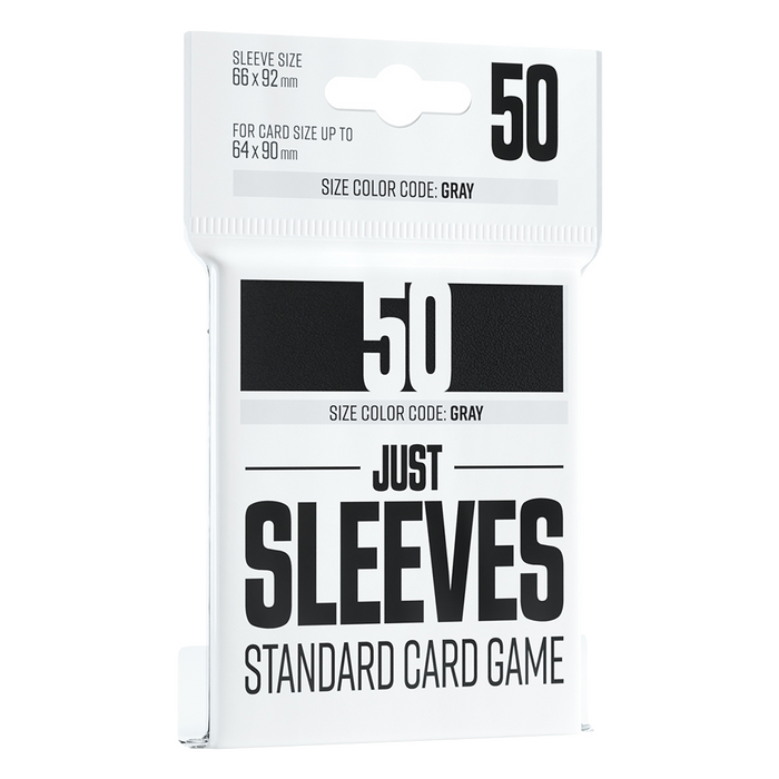 Gamegenic: Just Sleeves - Standard Card Game - Black