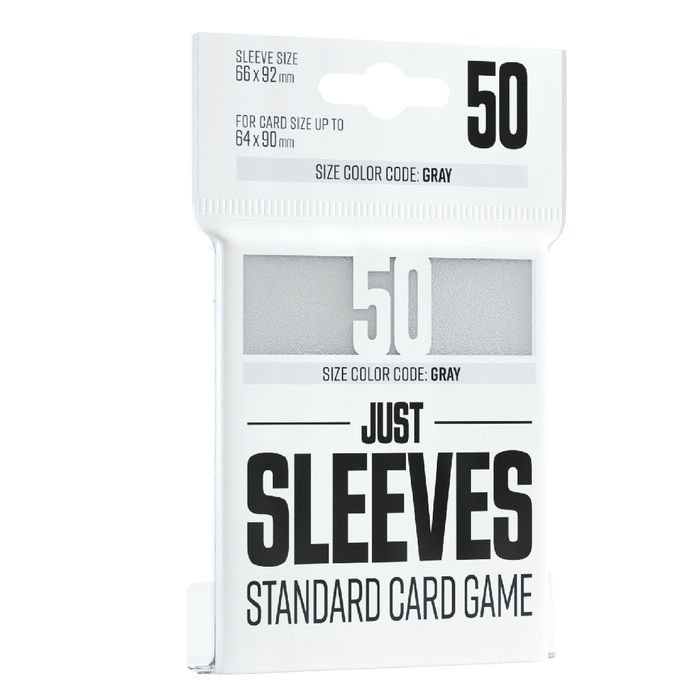 Gamegenic - JUST SLEEVES - STANDARD CARD GAME WHITE