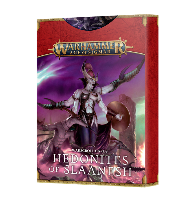 Warhammer Age of Sigmar - Warscroll Cards: Hedonites of Slaanesh