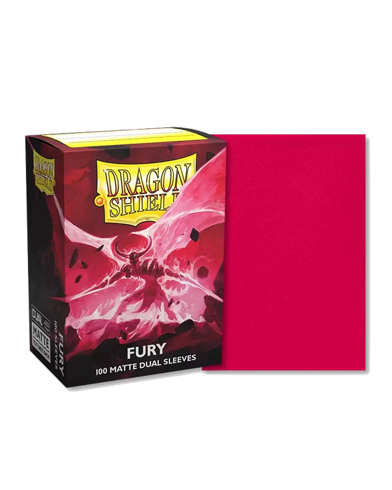 Dragon Shields: (100) Matte Dual - Fury