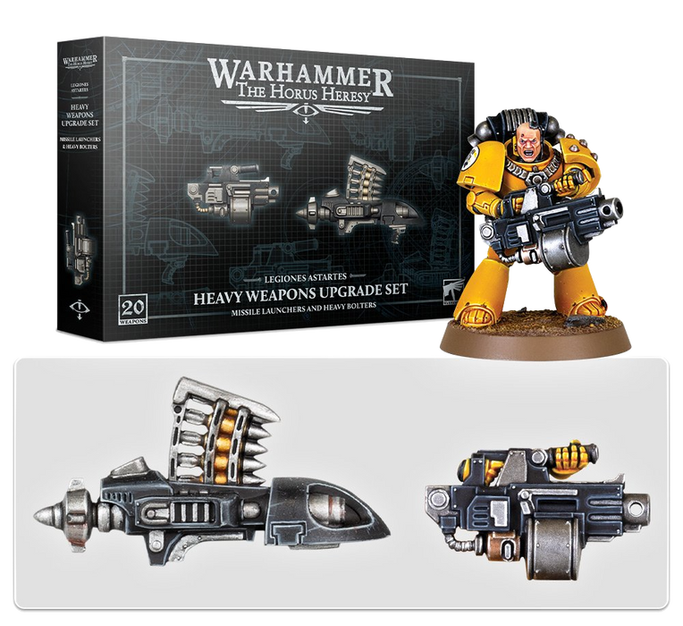 Warhammer 40000 - LEGIONES ASTARTES: MISSILE LAUNCHERS and HEAVY BOLTERS