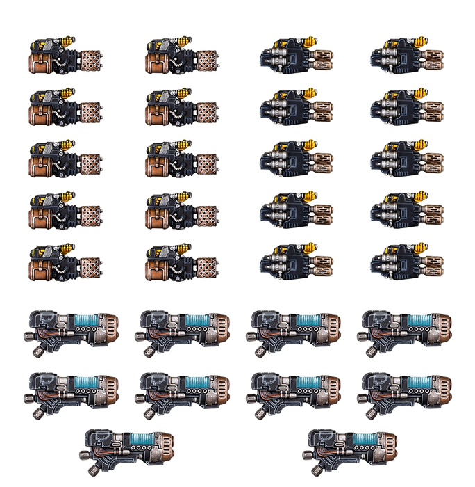 Warhammer: The Horus Heresy - Legiones Astartes: Heavy Weapons Upgrade Set – Heavy Flamers Multi-meltas and Plasma Cannons