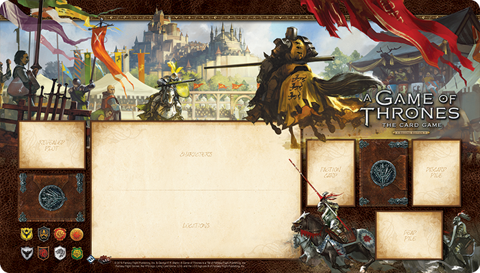 A Game of Thrones LCG (2nd Edition): Knights of the Realm Playmat