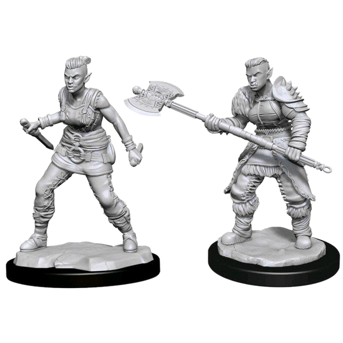 Dungeons & Dragons: Nolzurs Marvelous Unpainted Miniatures - Orc Barbarian Female
