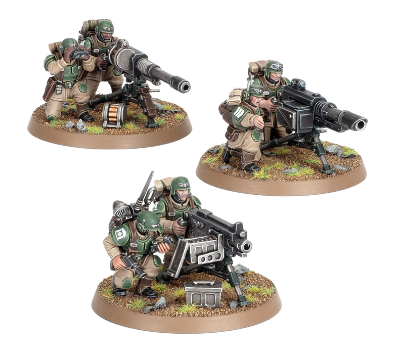 WARHAMMER 40K: ASTRA MILITARUM - CADIAN HEAVY WEAPONS SQUAD