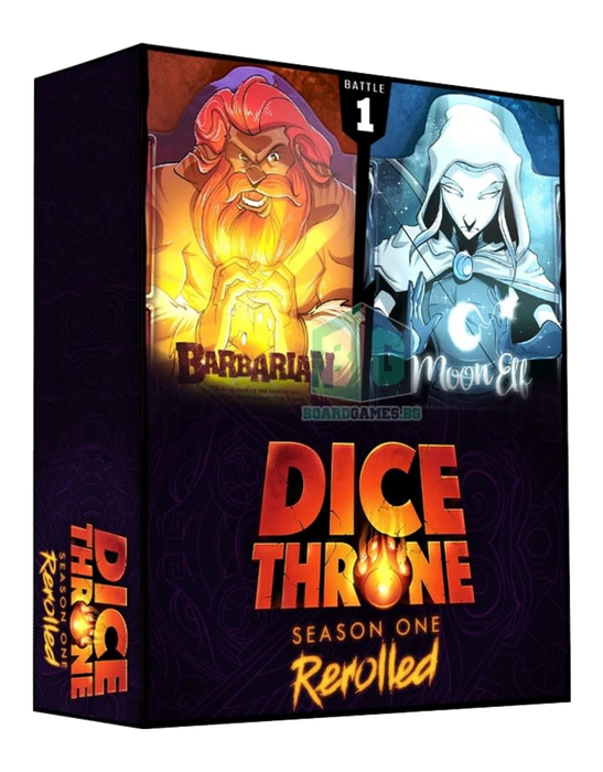 Dice Throne: Season One Rerolled - Box 1 - Barbarian vs Moon Elf