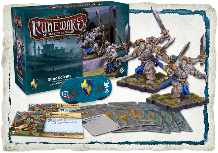 Runewars Miniatures Games: Rune Golems