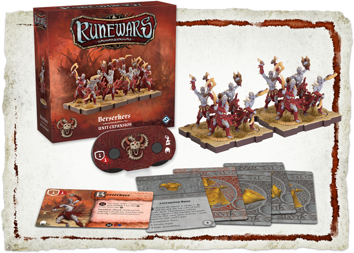 Runewars Miniatures Games: Berserkers