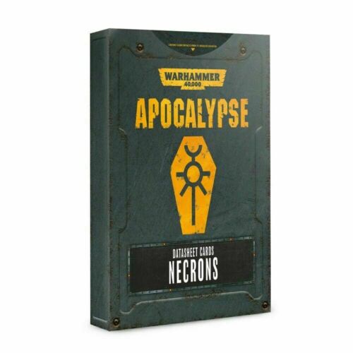 Warhammer 40000: Apocalypse - Necrons Datasheet Cards