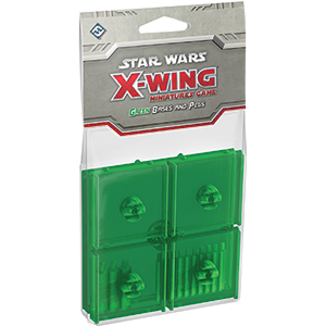 Star Wars: X-Wing (1st Edition) - Green Bases and Pegs