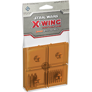 Star Wars: X-Wing (1st Edition) - Orange Bases and Pegs