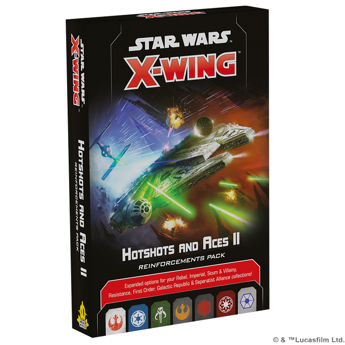 STAR WARS X-WING 2ND ED: HOT SHOTS & ACES II REINFORCEMENTS PACK