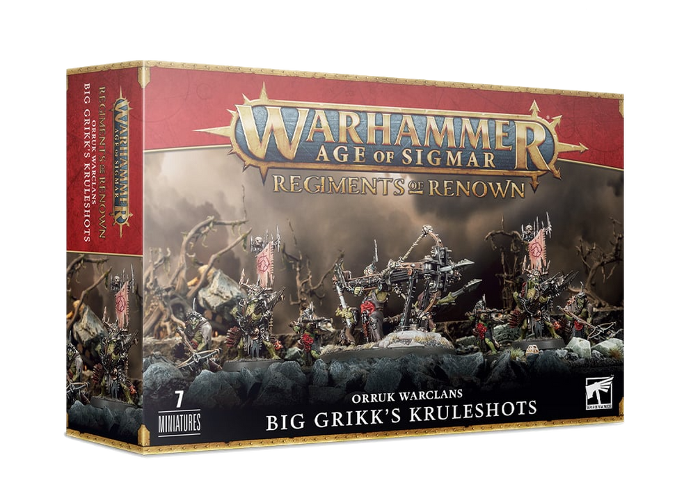 Warhammer Age of Sigmar - Regiments of Renown: Big Grikk`s Kruleshots