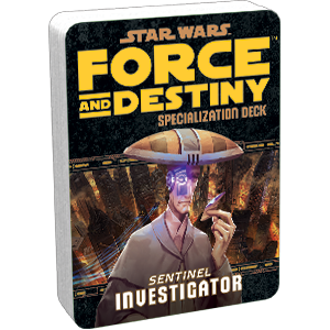 Star Wars RPG: Force and Destiny - Investigator Specialization Deck