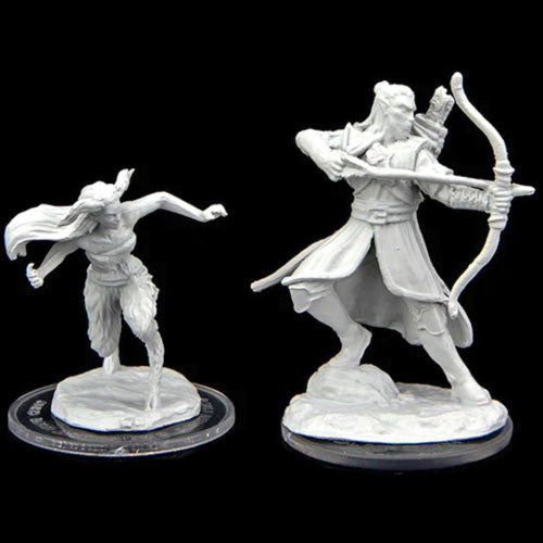 Critical Role Unpainted Miniatures: W02 Verdant Guard Marksman and Satyr